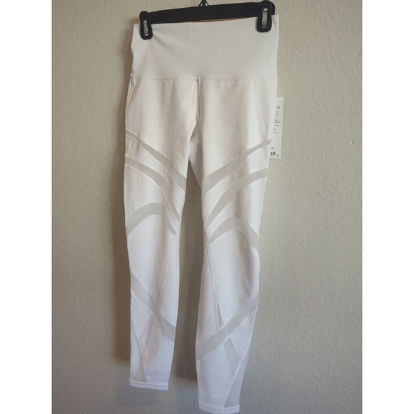 NWT LULULEMON Wunder Under HR 7/8 (28") Tight Mesh Sz8 White - Picture 2 of 7